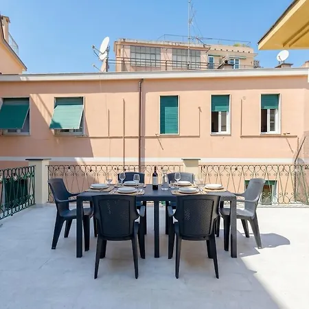Apartament In The Heart Of Center, Steps From Sea Ac Parking Rapallo