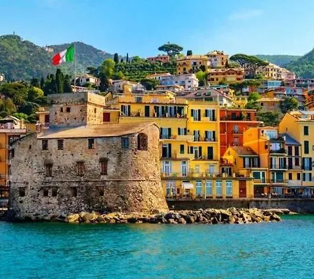 In The Heart Of Center, Steps From Sea Ac Parking Apartament Rapallo